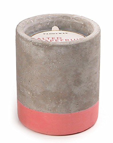 Paddywax Urban Collection Soy Wax Candle In Concrete Pot, Salted Grapefruit