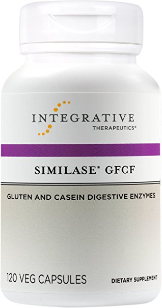 Integrative Therapeutics - Similase GFCF - Gluten and Casein Digestive Enzymes - 120 Capsules