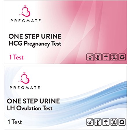 PREGMATE 50 Ovulation LH And 20 Pregnancy HCG Test Strips One Step Urine Test Strip Combo Predictor Kit Pack (50 LH   20 HCG)
