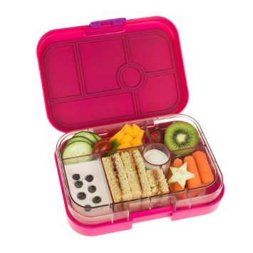 YUMBOX Leakproof Bento Lunch Box Container (Framboise Pink) for Kids