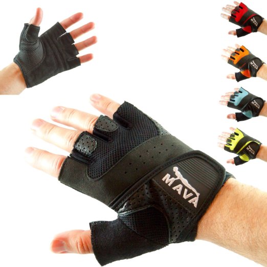 Mava Sports Workout Gloves for Gym Training