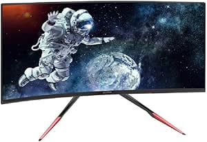 GN35DR 35" Ultrawide Curved Gaming Monitor, 144Hz 21:9, HDMI 2.0 DVI DP 1.2 w/Adjustable “Rage-Proof” Battle Stand