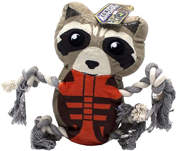 Marvel Comics Guardians of the Galaxy Rocket Raccoon Rope Knot Buddy For Dogs | Guardians of the Galaxy Toys For All Dogs and Puppies