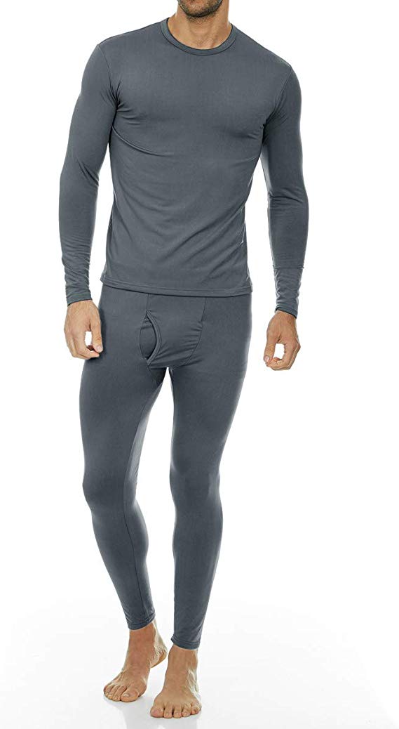 Thermajohn Men's Ultra Soft Thermal Underwear Long Johns Set with Fleece Lined