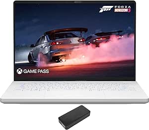 ASUS ROG Zephyrus G14 Gaming & Entertainment Laptop (AMD Ryzen 7 7735HS 8-Core, 16GB DDR5 4800MHz RAM, 512GB SSD, GeForce RTX 4050, 14.0" 165 Hz Wide QXGA (2560x1600), Win 11 Home) with USB-C Dock