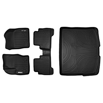 MAXFLOORMAT Floor Mats and MAXTRAY Cargo Liner for Ford Escape (2013-2017) Complete Set (Black)