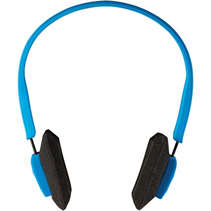 Outdoor Tech OT1101 DJ Slims - Wireless Bluetooth Headphones (Blue)