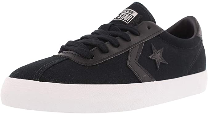 Converse Womens Breakpoint Ox Canvas Low Top Sneakers Black 5.5 Medium (B,M)