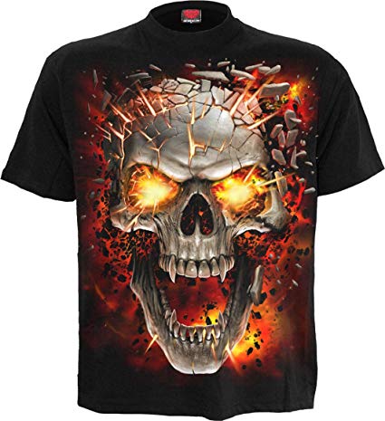 Spiral - Mens - Skull Blast - T-Shirt Black