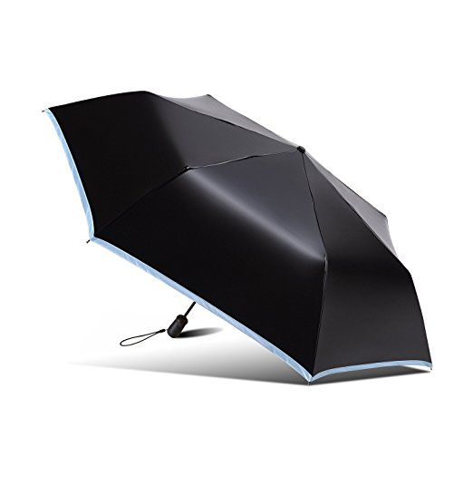 Migobi Folding Automatic 41 inch UPF50  Sun Protection Compact Travel Umbrella