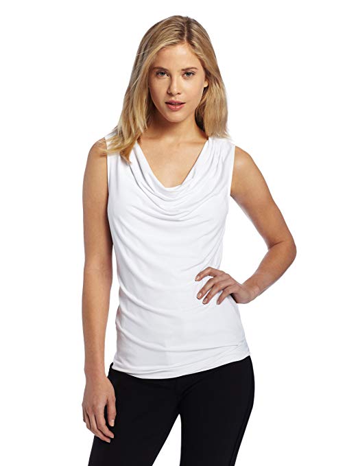 Rafaella Women's Cowl-Neck Tank Top