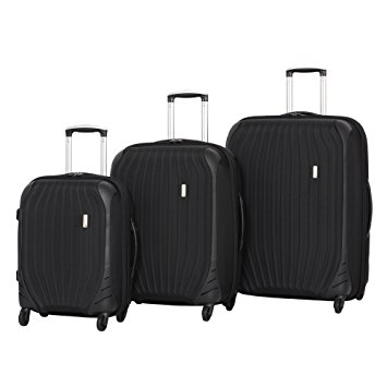 it luggage Impact Frameless 4 Wheel Spinner Set, Black