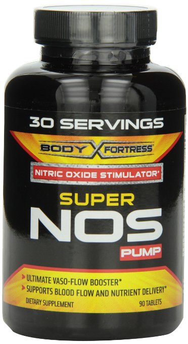 Body Fortress Super NOS Pump Tablets 90 Count