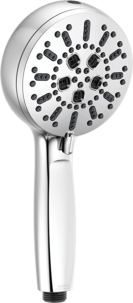 Delta Faucet ProClean Chrome Handheld Shower, Handheld Shower with High Pressure Spray, Chrome Shower System with Handheld, Lumicoat Chrome 59584-PR-PK