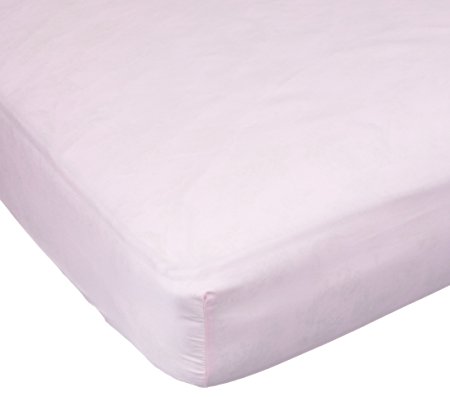 Carters Easy Fit Sateen Crib Fitted Sheet, Pink (Discontinued by Manufacturer)