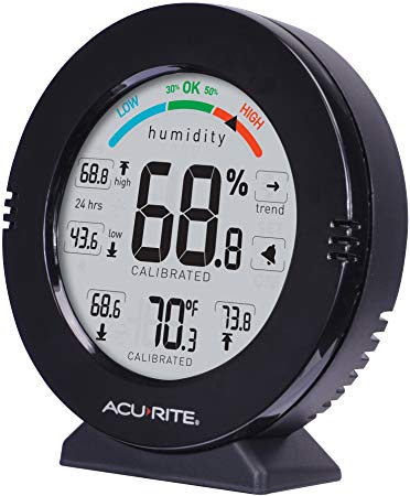 AcuRite 01080M Pro Accuracy Temperature and Humidity Monitor with Alarms