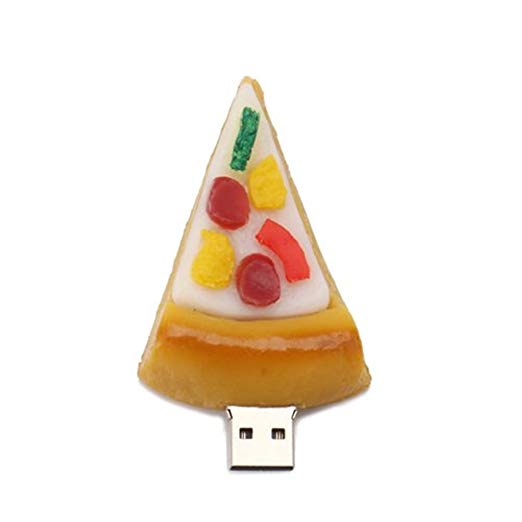 WooTeck 64GB Pizza USB Flash Thumb Drive Memory Stick Food Snack Dessert