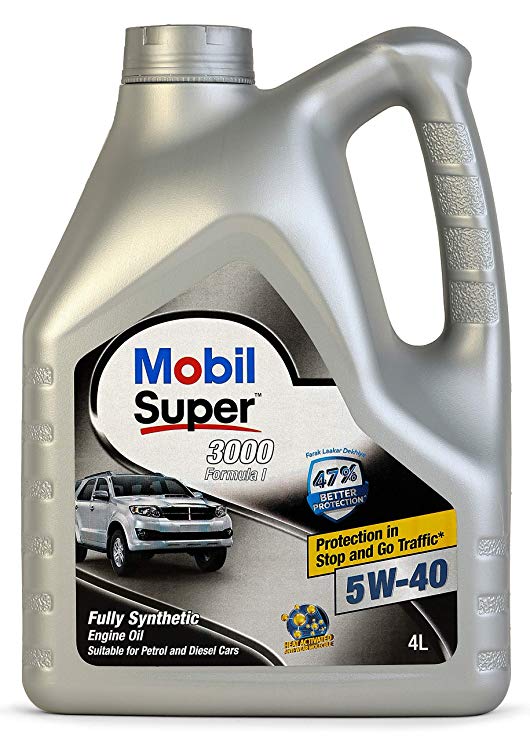 Mobil 1 Super 3000 Formula I 5W-40 Fully Synthetic Engine Oil (3.5 L)