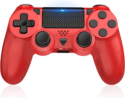 Bonacell Wireless Controller for Ps4 Dual Vibration Gamepad with 6-Axis Motion Sensor Turbo Touch Pad Joystick for P-s4/pro/slim/PC Windows