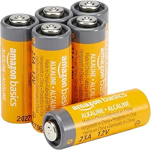 Amazon Basics 6-Pack 23A Alkaline Battery, 12 Volt, Long-Lasting Power