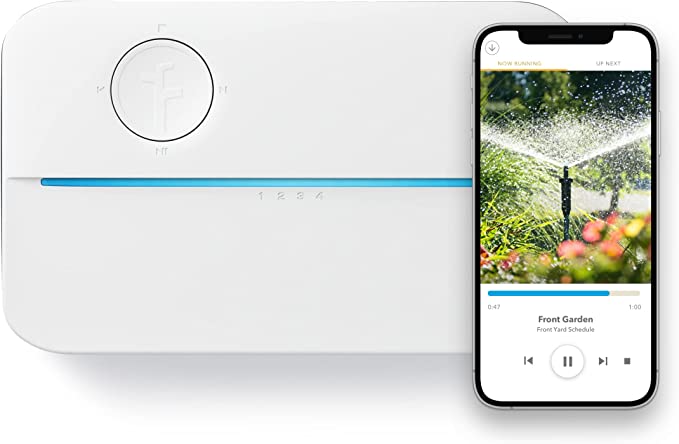 Rachio 3 3rd Generation: Smart, 4 Zone Sprinkler Controller, Compatible with Alexa