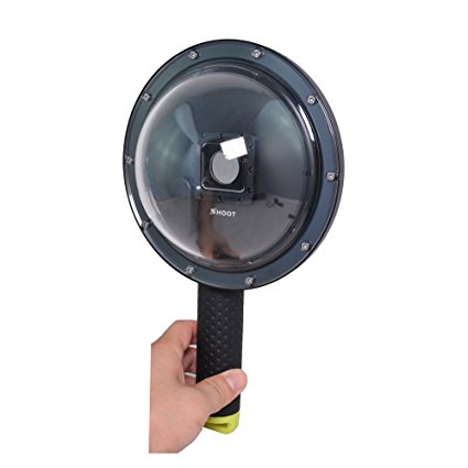 Bestshoot Lens Dome Port 6 Inch for Gopro 4 3  Waterproof Diving Surfing Swimming