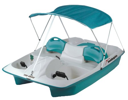 Sun Dolphin Sun Slider 5 Seat Pedal Boat with Canopy