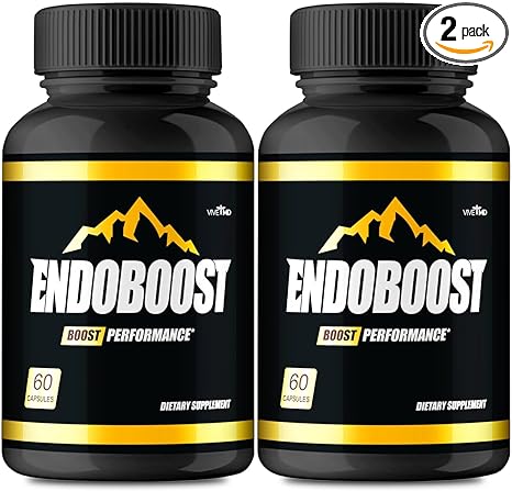 Endoboost for Men ed Supplement, Endoboost Pills for Men - Max Strength Endoboost Capsules with Tongkat Ali, Saw Palmetto, Horny Goat Weed, Advanced Formula Endo Boost Performance Reviews (2 Pack)