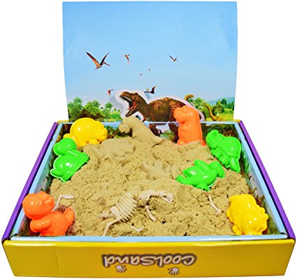 Cool Sand 3D Sandbox – Kinetic Sand For All Ages – Dino Discovery Edition