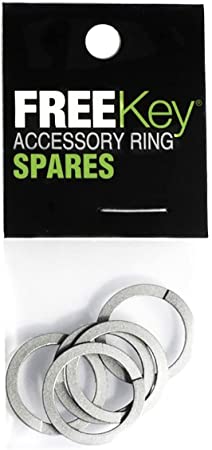 Freekey Accessory Ring Spares, 5 Count