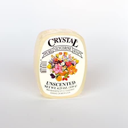 Crystal Unscented Glycerine Soap 1 bar