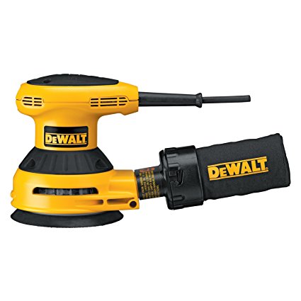 DEWALT D26450 3 Amp 5-Inch Random Orbit Sander with Cloth Dust Bag