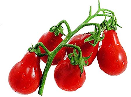 50  ORGANICALLY GROWN Red Pear Cherry Tomato Seeds, Heirloom NON-GMO, Low Acid, Indeterminate, Open-Pollinated, Sweet, Super Delicious, From USA