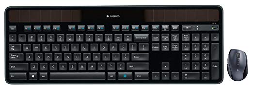 Logitech K750 Wireless Solar Keyboard for Windows Solar Recharging Keyboard (With Mouse)
