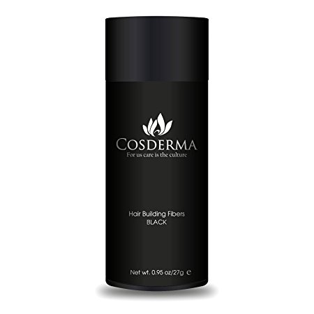 cosmoderm® hair fiber black 27gm
