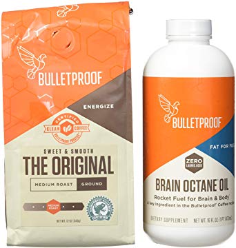 BulletProof Ground Coffee Intro Kit and Brain Octane (12/16 Oz)