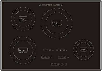 True Induction 30" Electric Built-in Induction Cooktop Stove,4 Burner,7400W