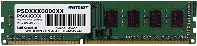 Patriot Signature 4 GB PC3-10600 (1333 MHz) DDR3 Desktop Memory PSD34G13332