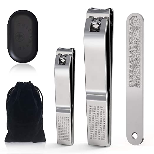 Nail Clippers Set, Toenail & Fingernail Clippers, Sharp and Durable Nail Cutter