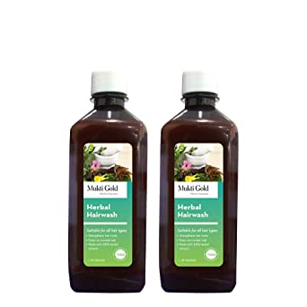 Muktigold Herbal Hairwash 500ml(Pack of 2)
