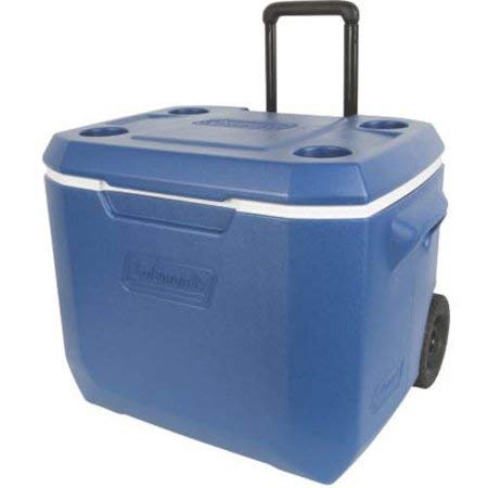 Coleman 50-Quart Xtreme 5-Day Heavy-Duty Cooler with Wheels, Blue