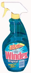 Johnson Wax 32 Oz Blue Trigger Spray Original Windex  80127