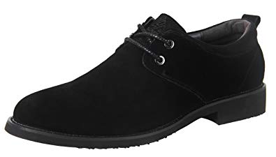 iLoveSIA Men's Leather Suede Oxfords Shoes Classic (Fulfilled By Amazon Only)