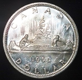 Canadian Silver Dollars From 1935-1967