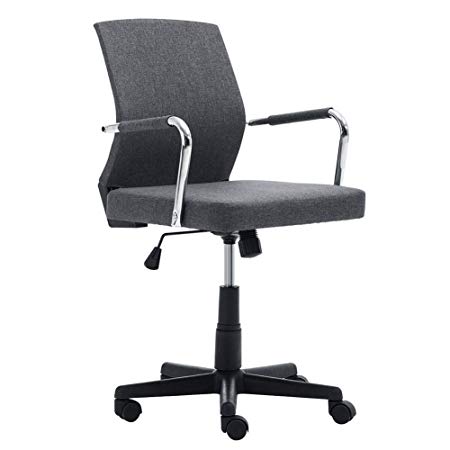 Wahson Executive Ergonomic Office Chair – 20-inch Extra Wide Seat, Improves Posture, Adjustable Height and Back Tilt – Swivel Easy Clean Fabric