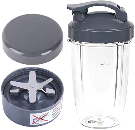 Accessory kit for NutriBullet Replacement Part, Lids and Blade and 24OZ Cups for Nutribullet Pro 600W/900W Series Blender Accessories