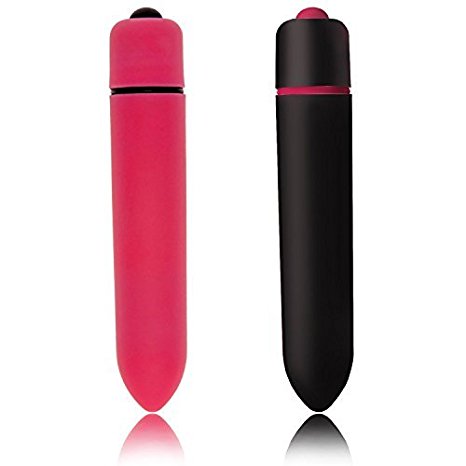 Wand Massager Handheld 10 Speed and Frequency Bullet Point Powerful Waterproof Gift 2PCS(1 AAA battery not included)