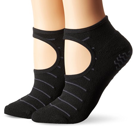 adidas Women's Studio Super No Show Socks (2 Pack)