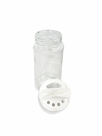 Plastic Spice Jars Bottles Containers Shakers. Perfect for Sorting Spices at Home Kitchens and restaurant tables. (12)