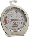 Rubbermaid Commercial FGR80DC Stainless Steel RefrigeratorFreezer Monitoring Thermometer -20 to 80 Degrees